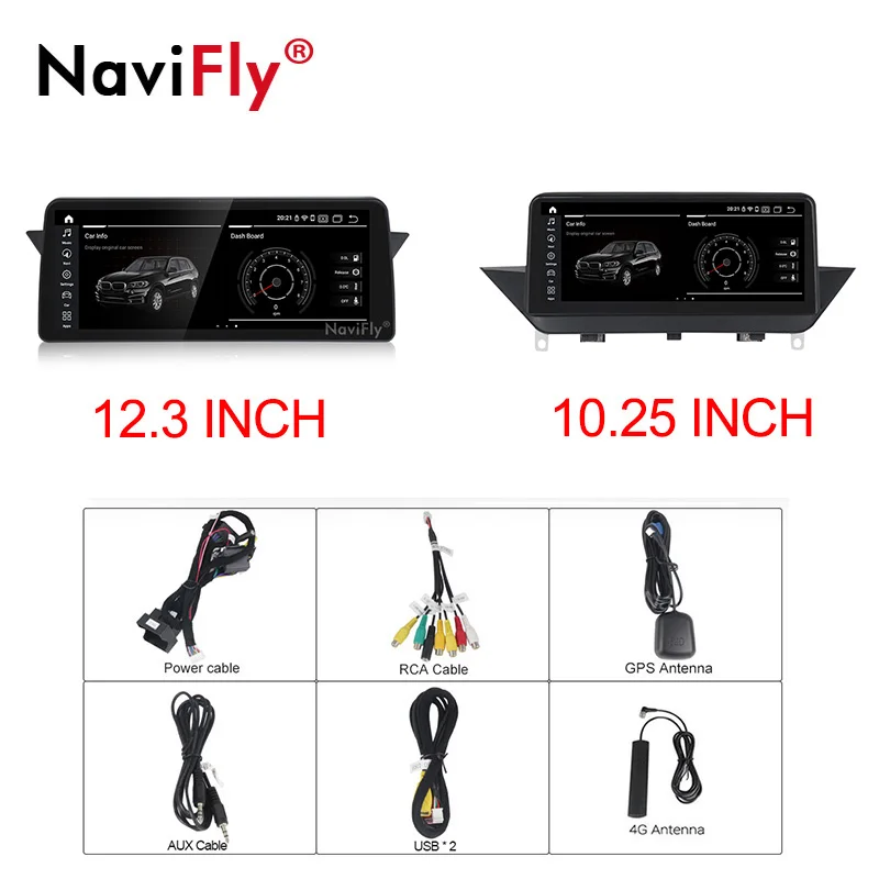 

NaviFly Car Multimedia Player For BMW X1 E84 2009-2015 Android 10.0 Auto Stereo Tape Recorder Car Radio Carplay Head Unit DSP 4G
