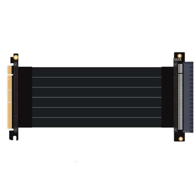 

PCI Express 3,0 высокоскоростной 16X гибкий удлинитель кабеля, адаптер, переходная карта, карта изображения ПК, соединительный кабель, 30 см