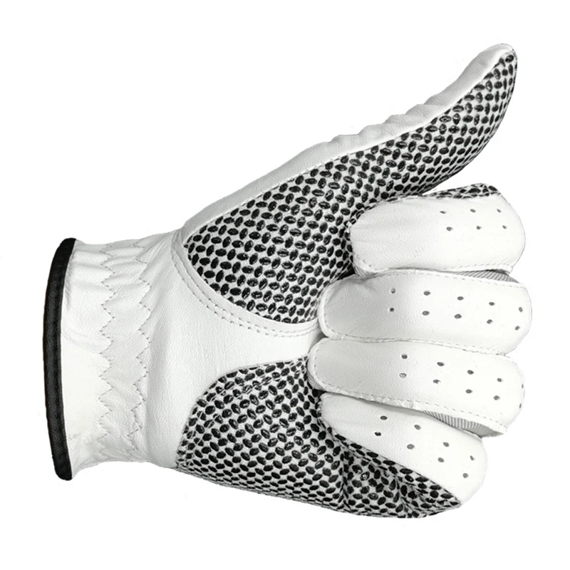 

1pcs Golf Gloves Fashion Soft Comfortable Leather Men's Granules Golf Glove Left Hand Right Hand Micro Fiber Breathable