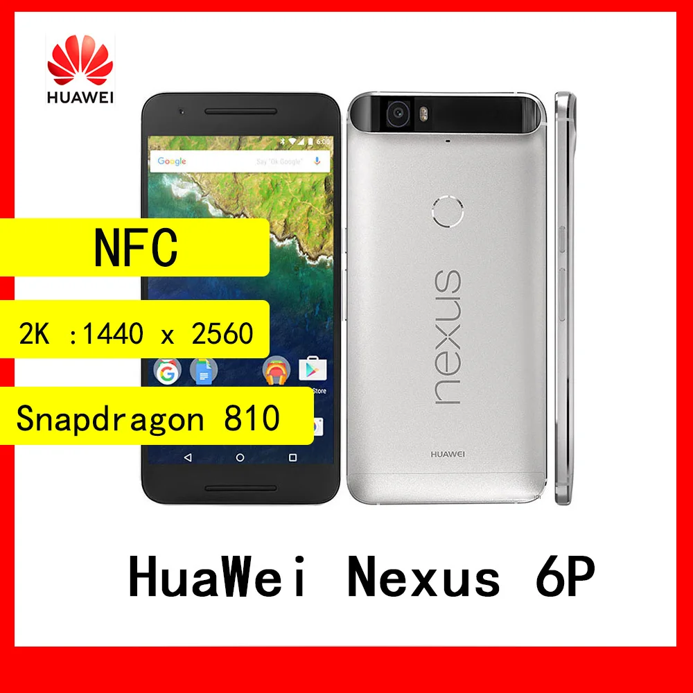 Смартфон HuaWei Nexus 6P на Android экран 5 7 дюйма 3 ГБ + 32 ГБ|Рации| |