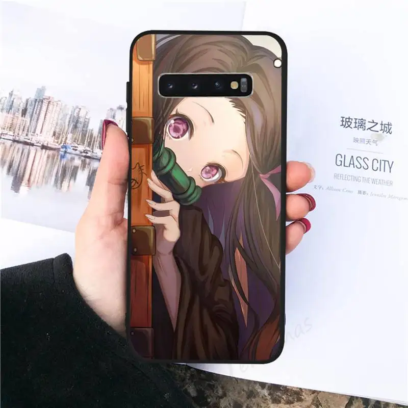

Kimetsu no Yaiba Demon Slayer Phone Case For Samsung S6 S7 edge S8 S9 S10 e plus A10 A50 A70 note8 J7 2017