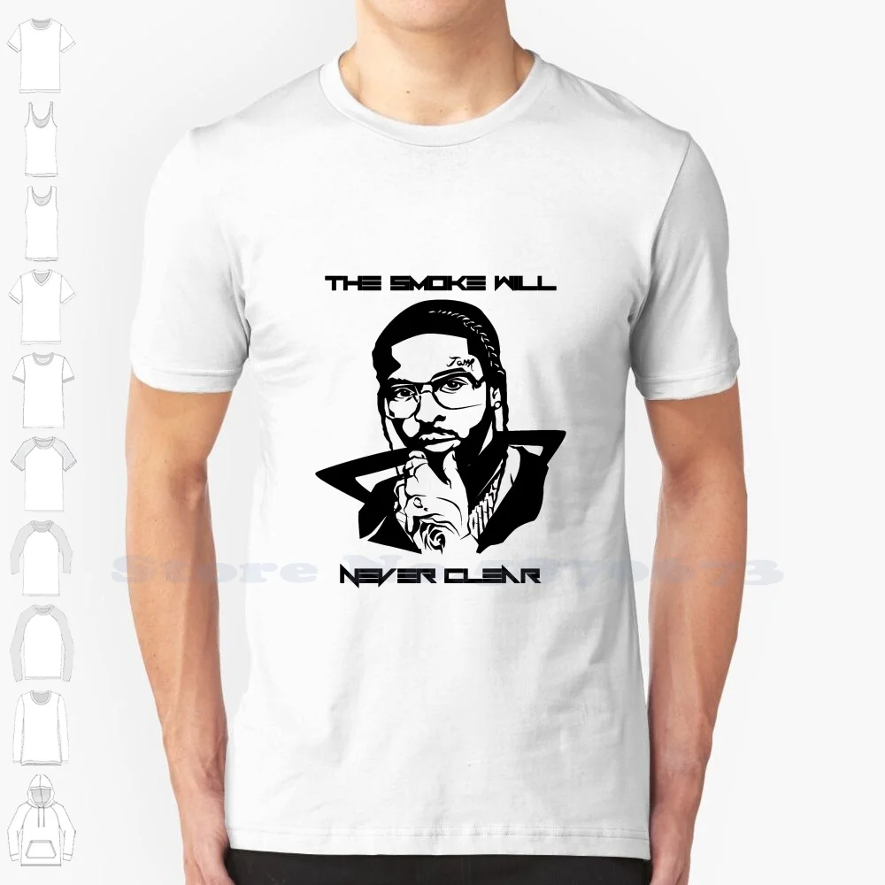 Pop дыма изготовленный на заказ Забавный горячая Распродажа футболка поп Woo