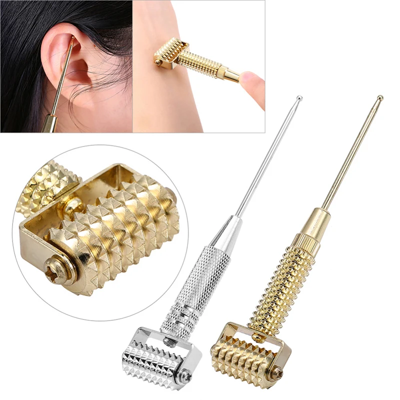 

Multi-functional Facial Tightening Slimming Spring Roller Double Chin Removal Face Massager Ear Acupoints Probe Massage Roller