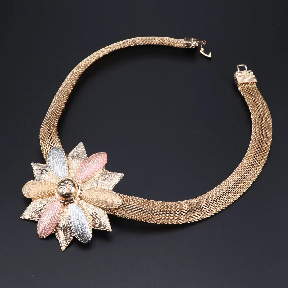 Свадебный подарок нигерийский брендовый ювелирный набор оптовая продажа модные