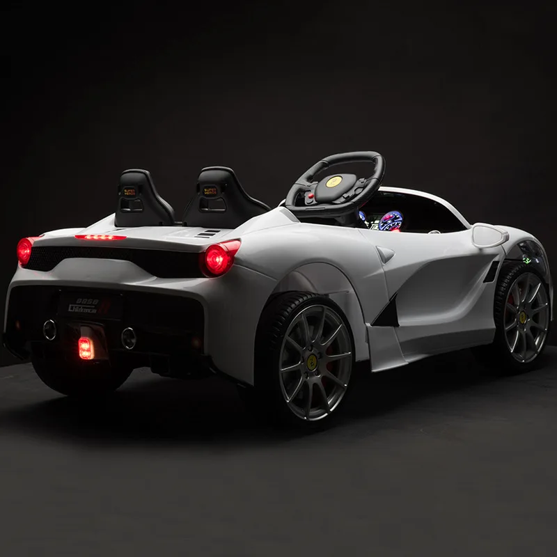 

12V Double Open Door 2.4G Bluetooth Remote Controller Child Electric Ride On Powerfull Car Support Led light And Music FC-8858