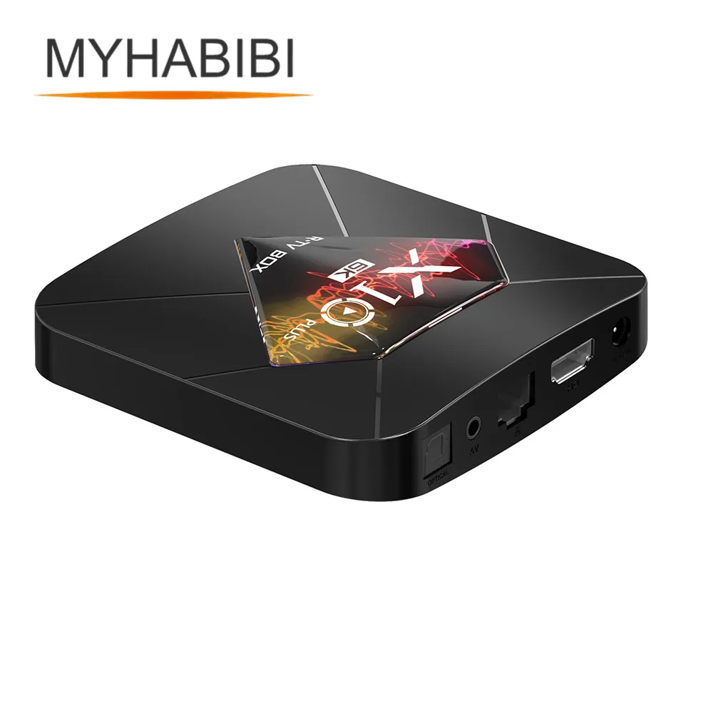 Новая коллекция Android 9 0 X10Plus ТВ коробка Allwinner H6 4GB IP Smart Media Player 6K ТВ-приставка X10 плюс