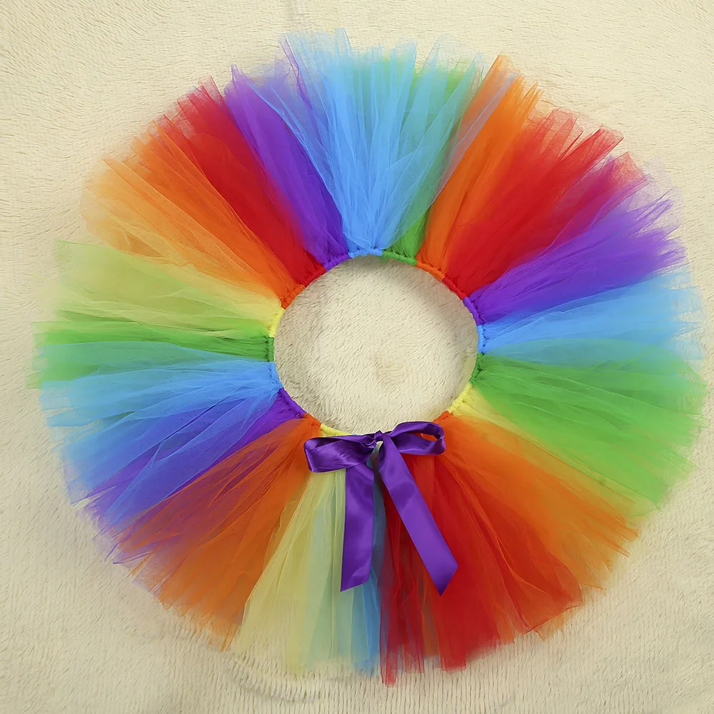 80 'Радужная Женская юбка-пачка выше колена костюм единорога для взрослых