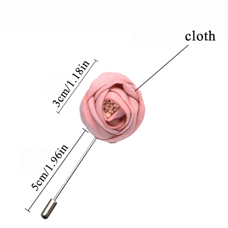 Новинка брошь из ткани сделай сам в виде цветка булавка для лацкана модная