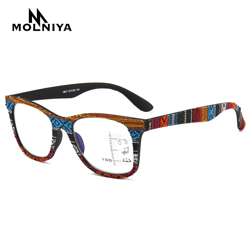 MOLNIYA имитация очки для чтения в деревянной оправе женские мужские ретро модные по