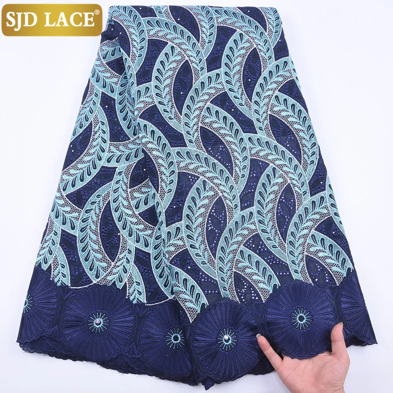 SJD кружева высокого качества африканская кружевная ткань тяжелая вышивка