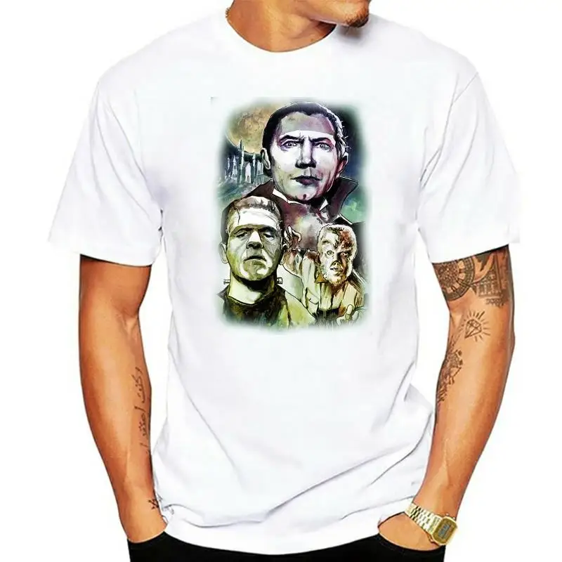 

Men tshirt Classic Horror Monsters T Shirt Printed T-Shirt tees top