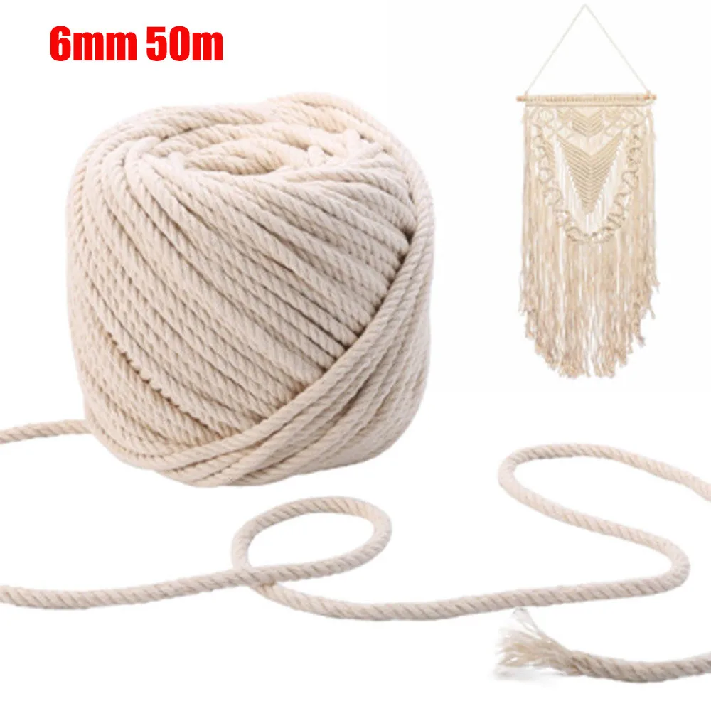 

Веревка для макраме, 50 м, 6 мм