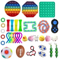 funny fidget toys kits anti stress set stretchy strings push gift pack adults children squishy sensory antistress relief tools