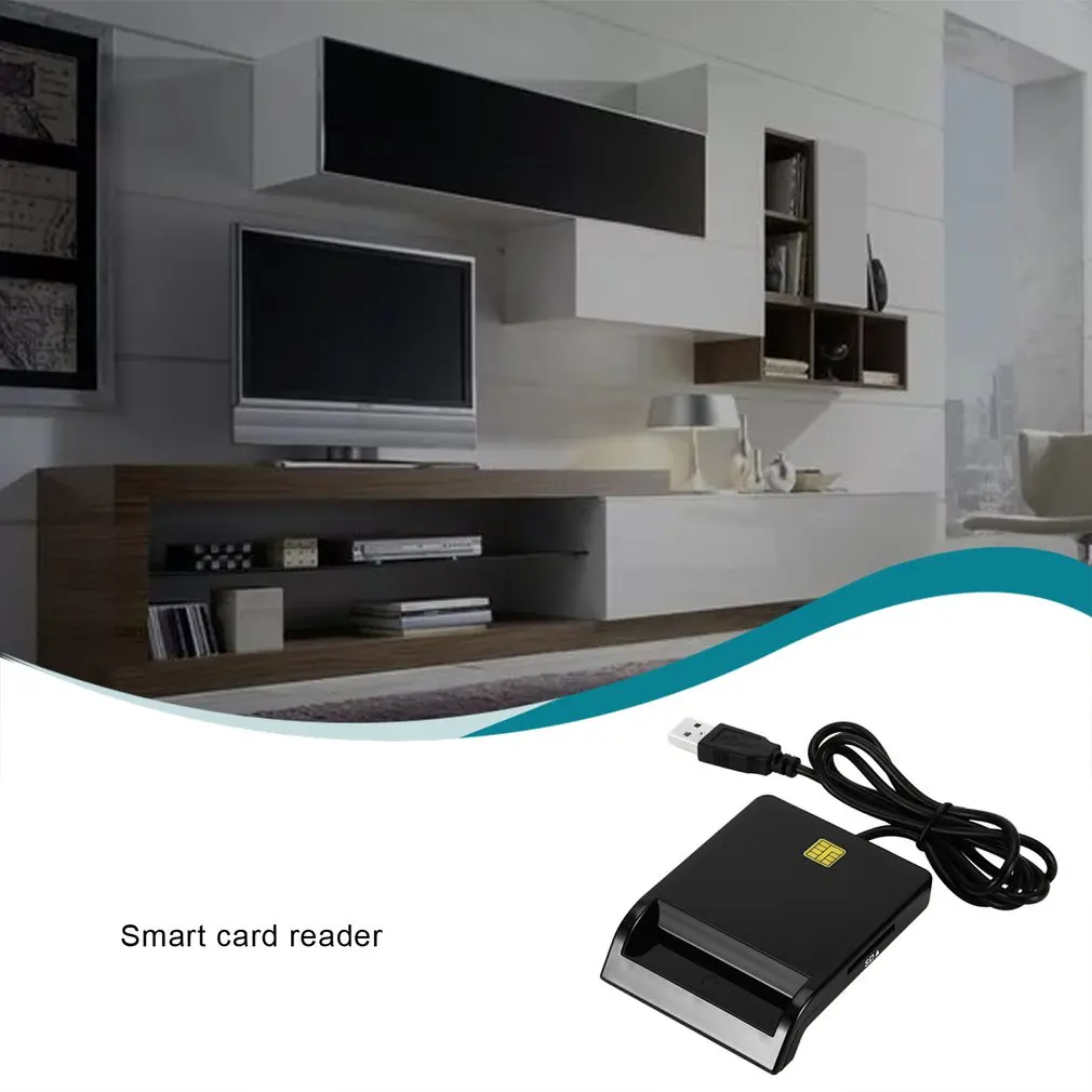 

USB SIM Smart Card Reader For Bank Card IC/ID EMV SD TF MMC Cardreaders USB-CCID ISO 7816 for Windows 7 8 10 Linux OS