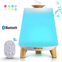 newthing aromatherapy essential oil diffuser bluetooth music aroma cool mist humidifier with bedside smart lamp speaker for home