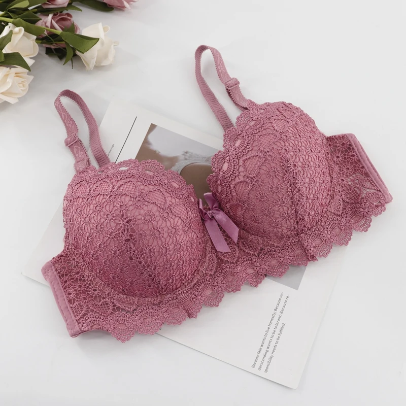 Beauwear размера плюс сексуальные женские бюстгальтеры с вышивкой пуш-ап нижнее белье дамское белье большой размер бюстгальтер Размер 38-44 B C чашка