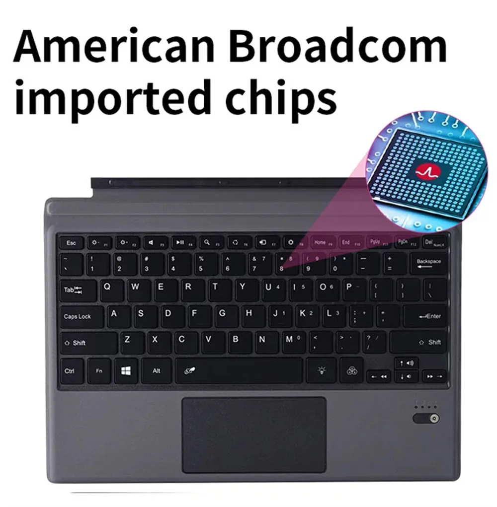 bluetooth keyboard for microsoft surface pro 3 4 5 6 7 go 2 wireless backlight touchpad keyboard tablet pc laptop gaming keyboar free global shipping