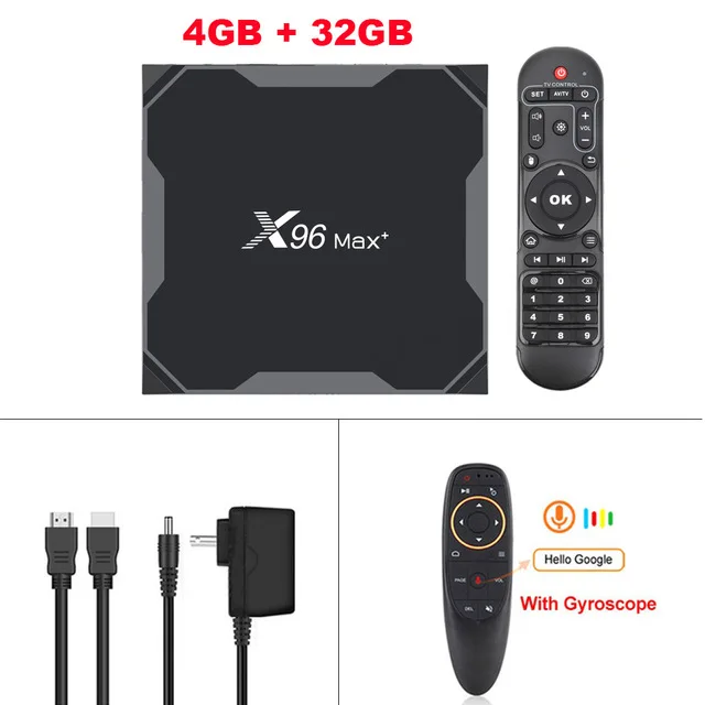 4G 32G EN G10 X96 Max tv BOX Amlogic S905X3 Android 9,0 Четырехъядерный 4G 32G/64G 2,4G& 5GHz двойной Wifi 4K HD Смарт медиаплеер телеприставка - Цвет: 4G 32G EN G10