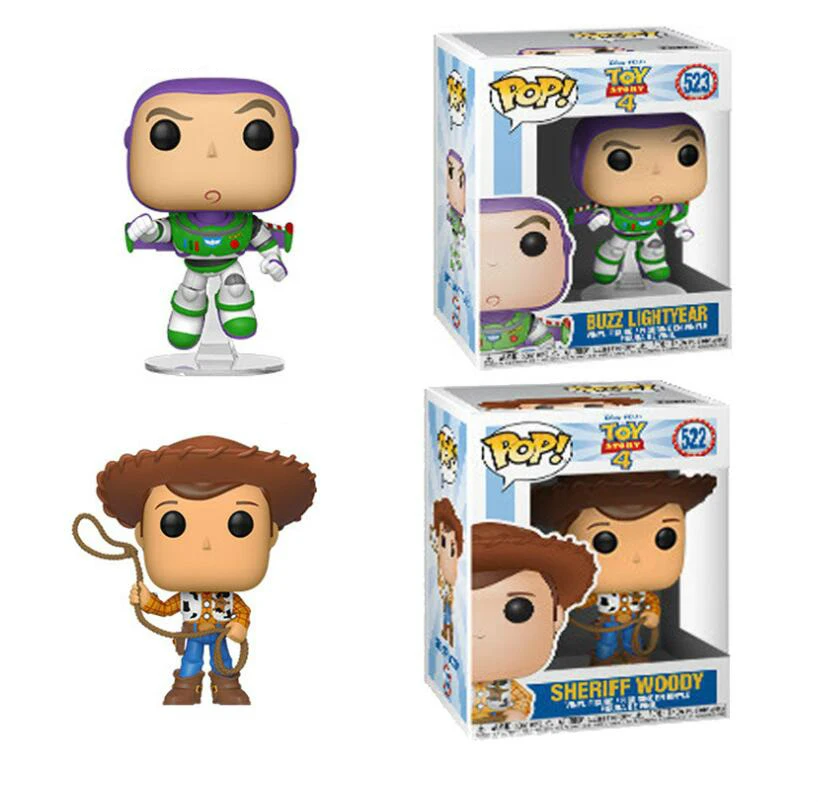 FUNKO POP TOY STORY 4 Buzz Lightyear Woody Hamm Buzz REX винил Фигурки Коллекция модель игрушки для детей