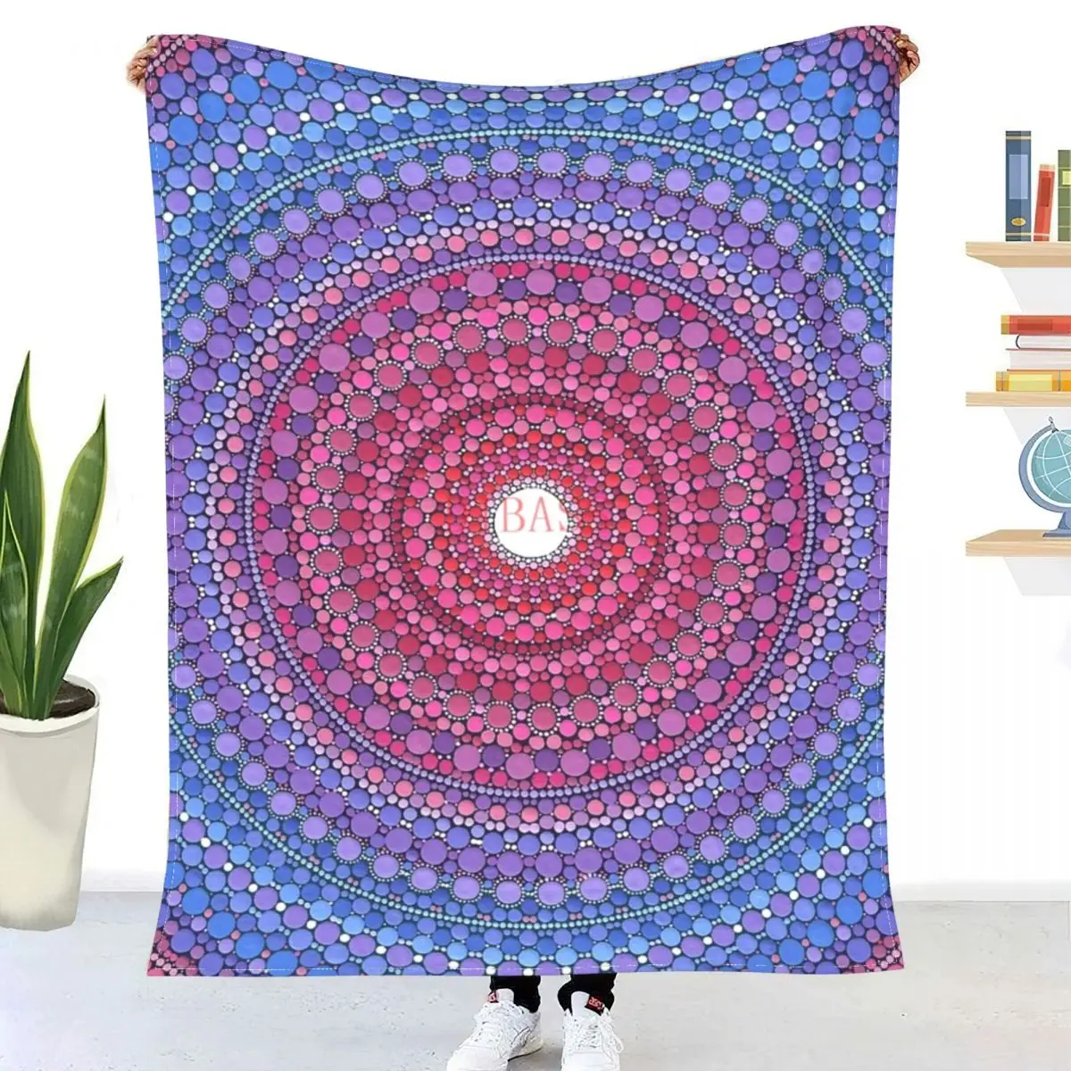 

Фланелевое покрывало с 3D-принтом «Keep A Love Heart Mandala»