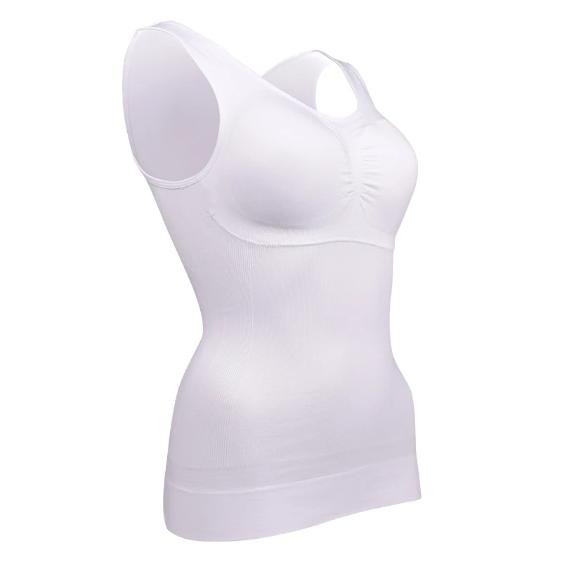 Cami Shaper Slim Up Lift размера плюс бюстгальтер Cami майка Топ для женщин Корректирующее белье съемное Корректирующее белье жилет для похудения корсет Корректирующее белье