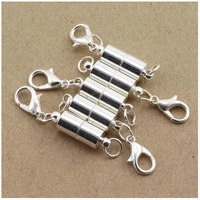 5pcspack diy extender necklace bracelet two headed connector buckle lobster magnetic clasps jewelry making supplies wholesale
