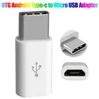 Переходник USBType C OTG, штекер USB USB-C на гнездо Micro USB, преобразователь для Xiaomi, Macbook, Samsung S20, разъем USBC OTG