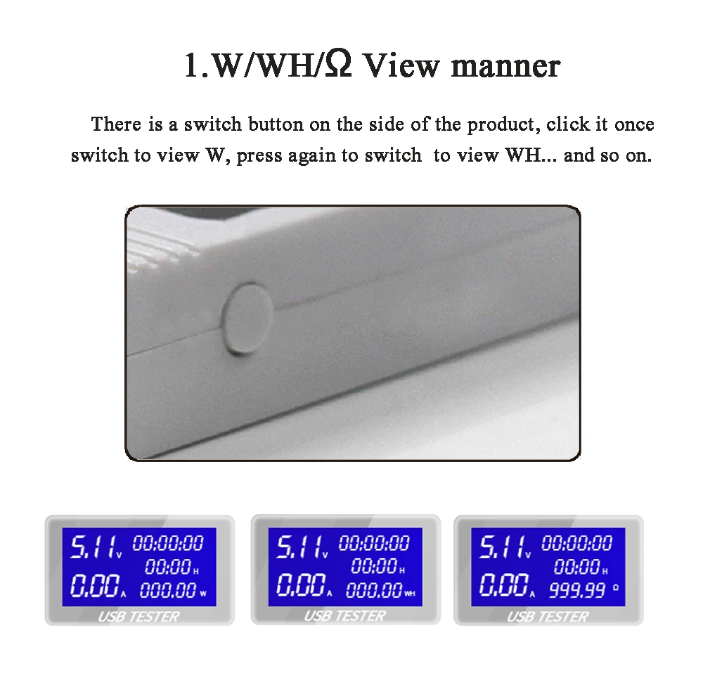 Модернизированный Version8/9/10 в 1 QC2.0 3,0 4-30 Ватт Электрический Мощность USB Ёмкость Напряжение тестер Измеритель величины тока монитор вольтметр Амперметр