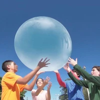 children outdoor soft air water filled bubble ball nerf magic bubble ball blow up ballon toy fun party game kids inflatable gift