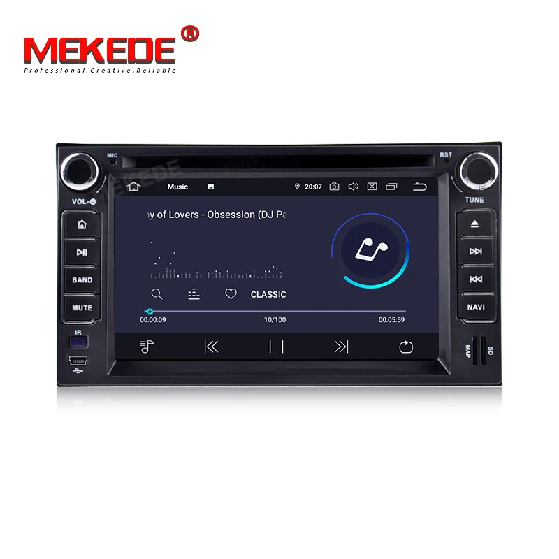 MEKEDE HD 2 din автомобильный dvd для KIA SORENTO MAGENTIS SPORTAGE MORNING CEED Rio Cerato 2005-2010 KIA Универсальный Android 9,0 8 core