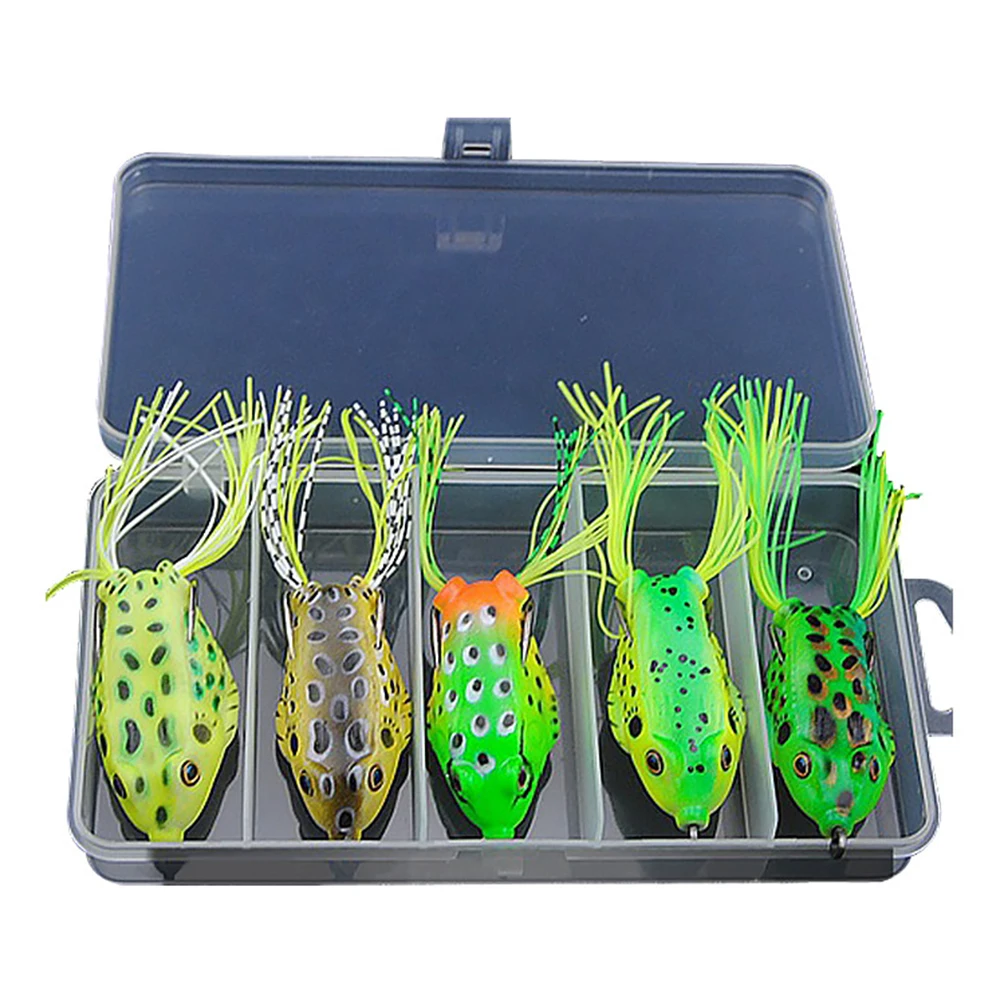 

Top Water Frog Bait Frog Fishing Bait Frog Artificial Soft Bait Suitable For Seawater And Freshwater Fishing Fishing Accessories