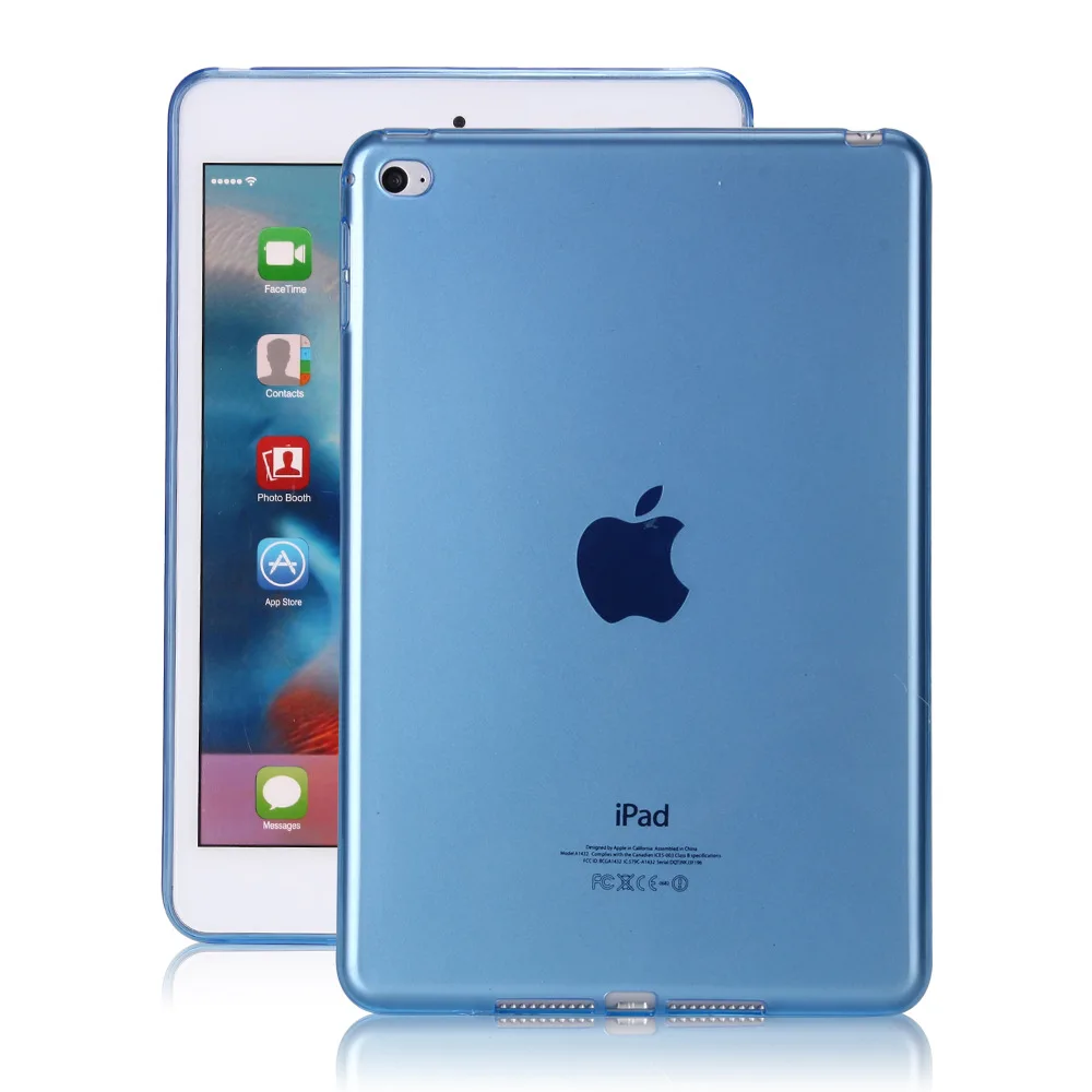Для Apple i pad Pro 9,7 1" чехол Ультратонкий силиконовый мягкий TPU для Pad Air 5 6 mini 2 3 4 Candy прозрачный защитный чехол