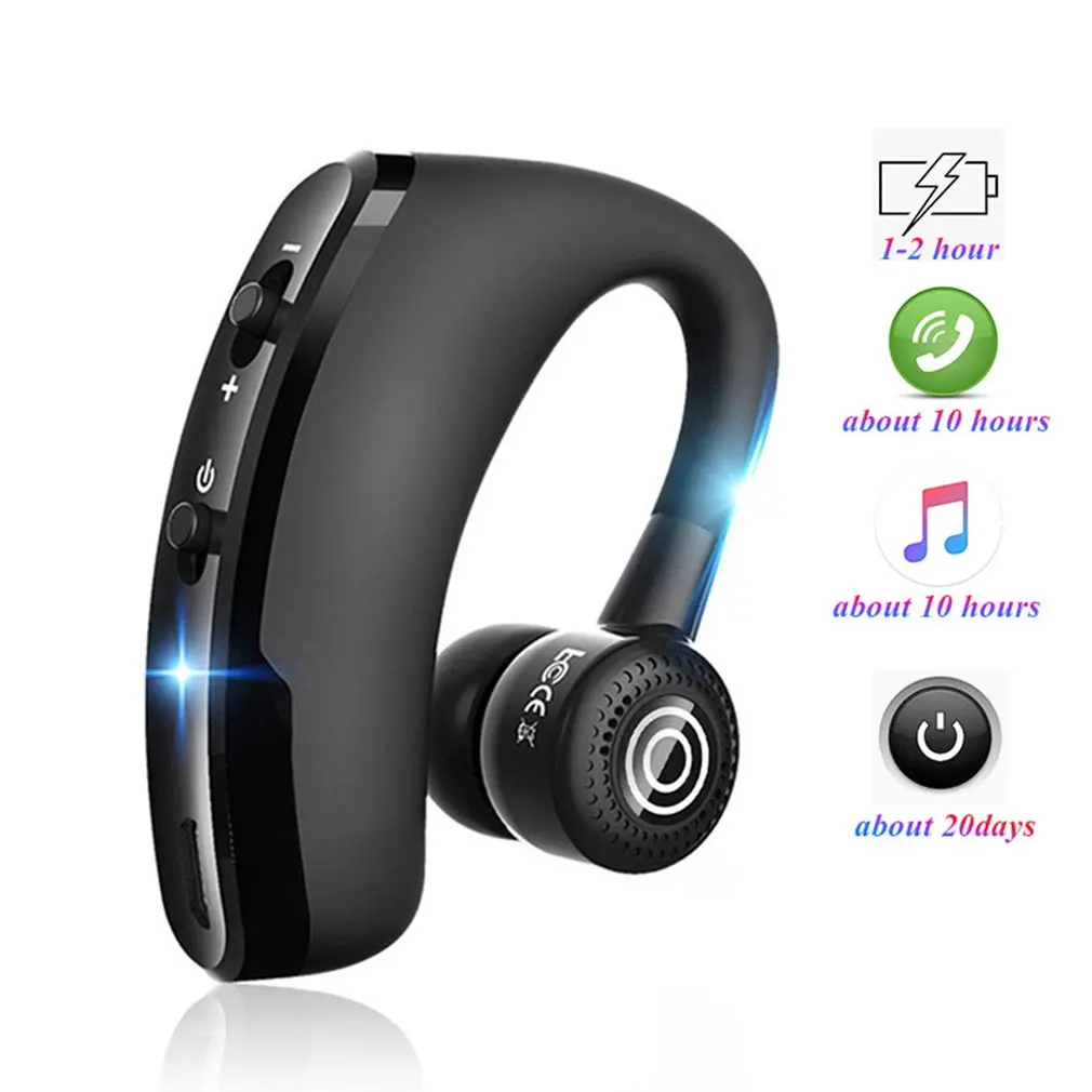 

Handsfree Business V9 Bluetooth Headphone With Mic Voice Control Wireless Earphone Bluetooth Headset For Drive Noise Cancelling