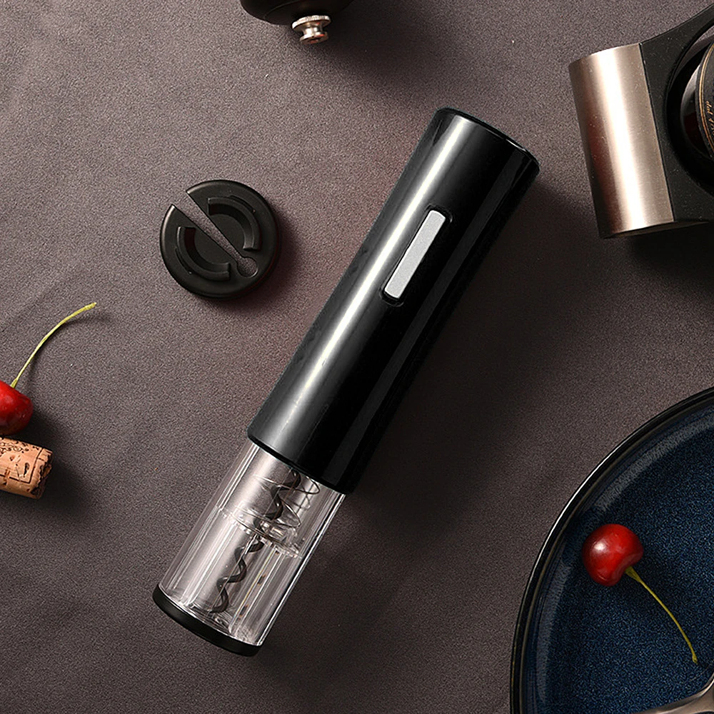 

Automatic Electric Wine Bottle Opener Portable Jar Opener Kitchen Accessories Household Foil Cutter Gadgets Bottle Opener Tool