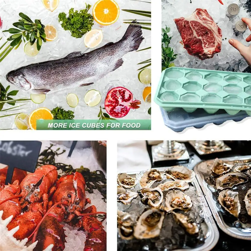 

Ice Cube Mold Silicone Ice Tray Diamond-Shaped Ice Maker For Whiskey Cocktail Summer Refrigeration Tools Ice Cube Mould