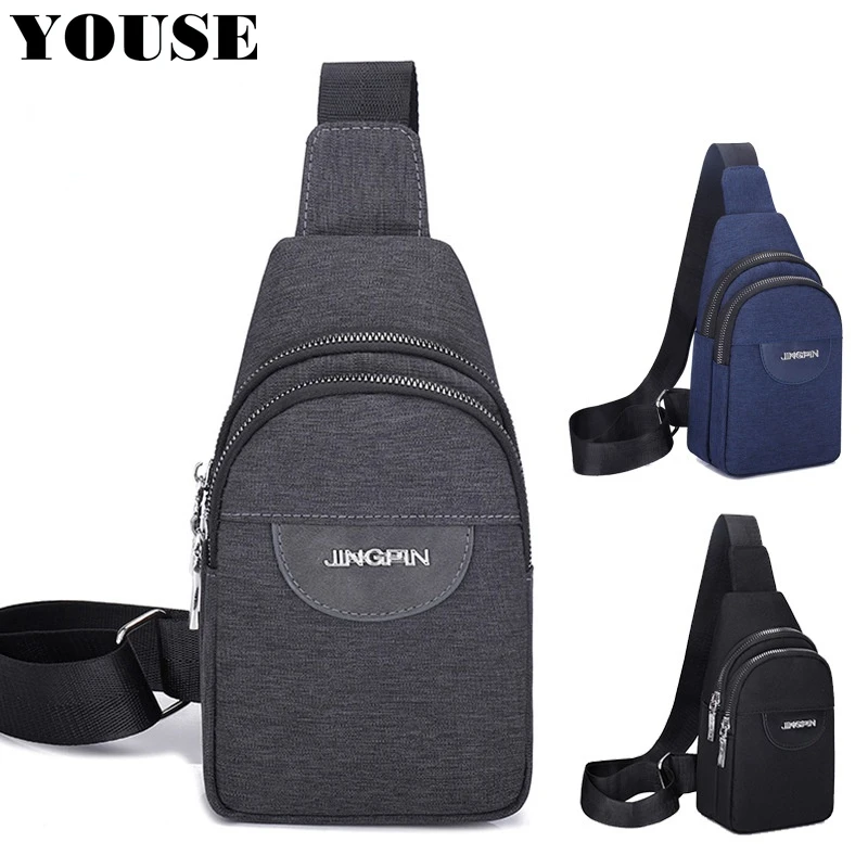 

Мужской нагрудный рюкзак, для путешествий, для небольшого телефона, Повседневный, Спортивный, водонепроницаемый, летний