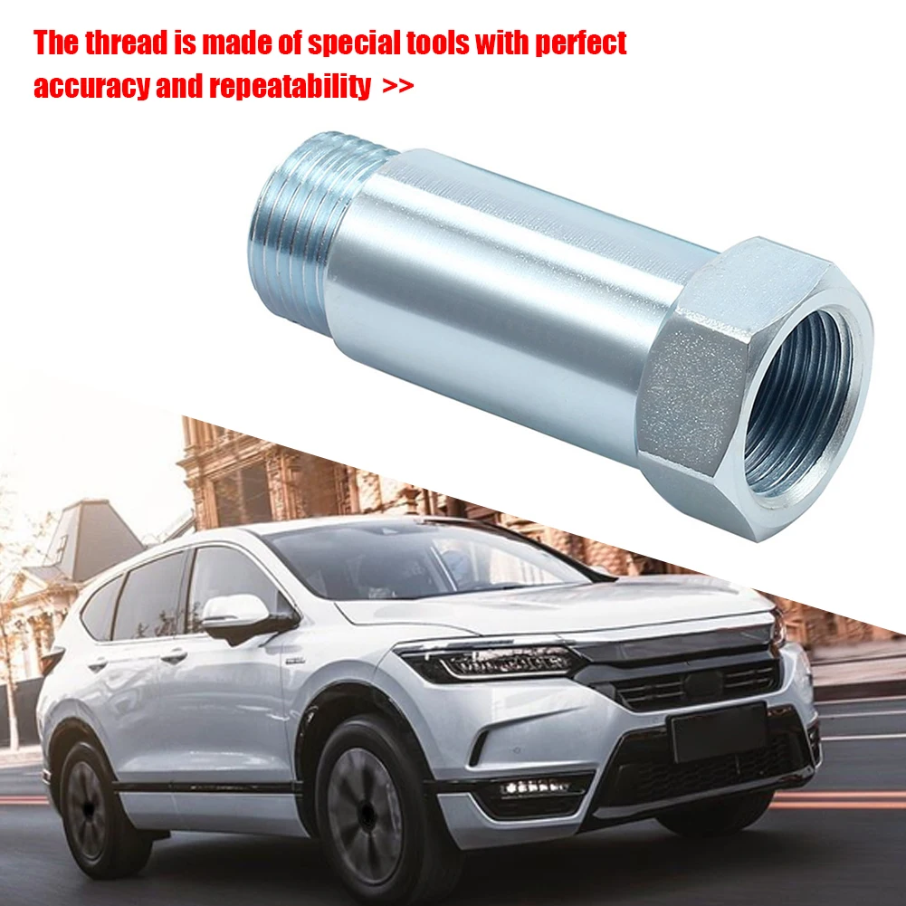 

55mm M18 x 1.5 Bung Adapter Lambda O2 Oxygen Sensor Spacer Isolator Angled Extender Joints Converter Car Accessories