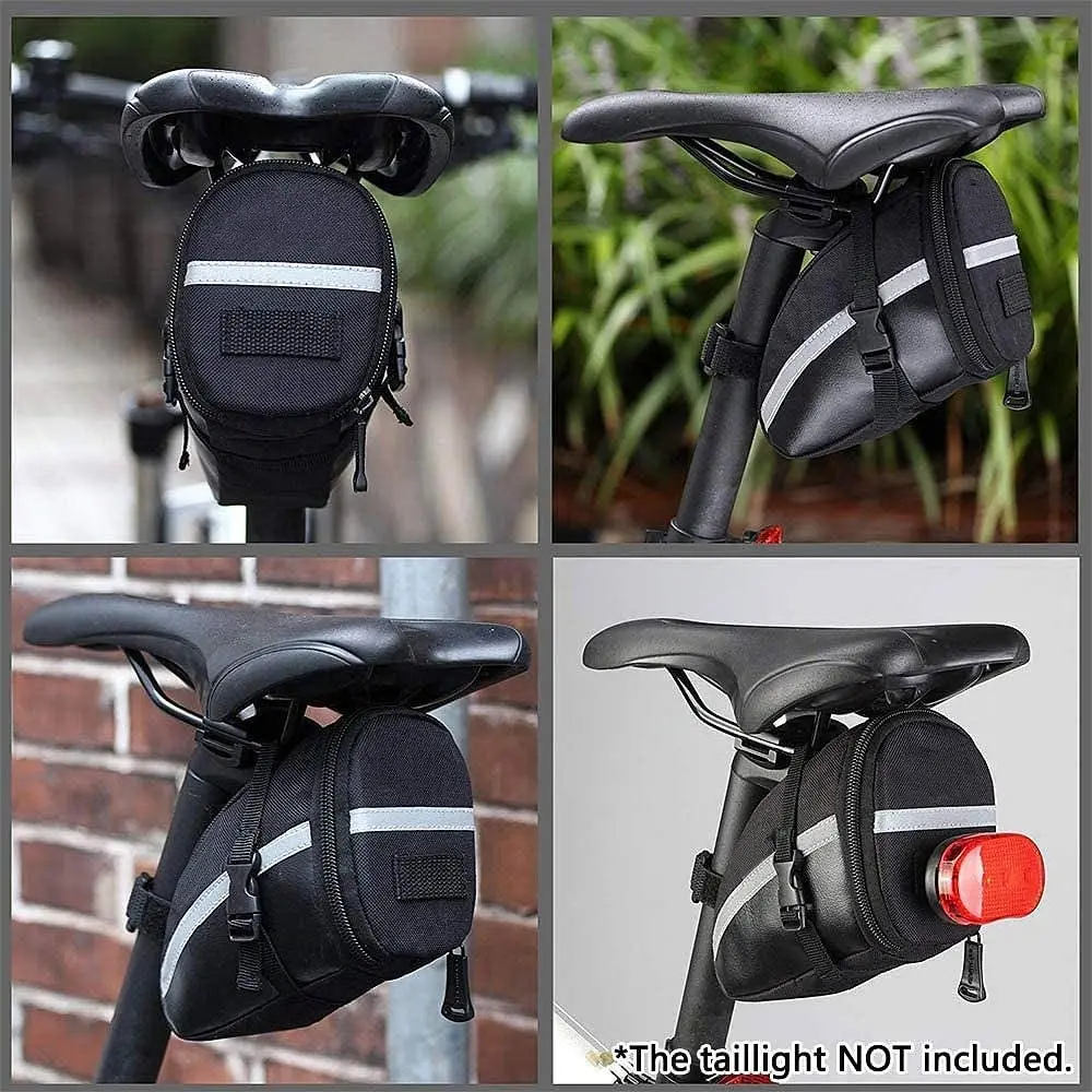 

Bicycle Bag Rainproof MTB Road Bike Saddle Bag 1.2L Large Capatity Cycling Seatpost Rear Bag For Bicycle Accessories