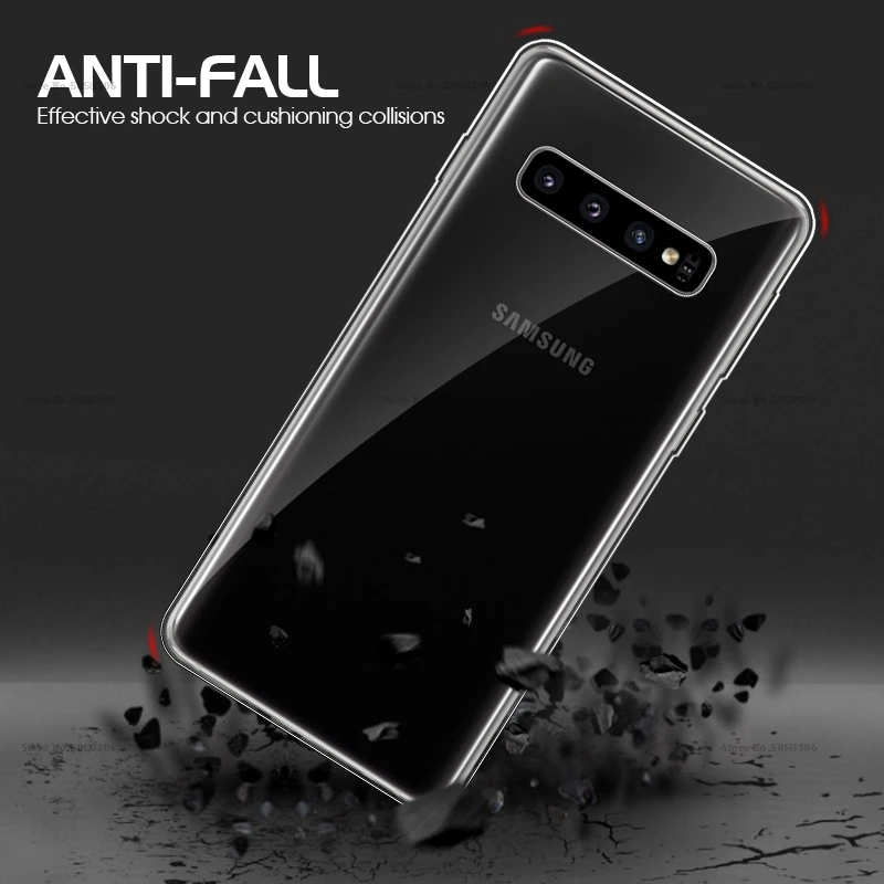 Мягкий ТПУ силиконовый мягкий чехол для samsung Galaxy S10 Plus S8 S9 S10e Note 10 8 9 S7 задняя крышка