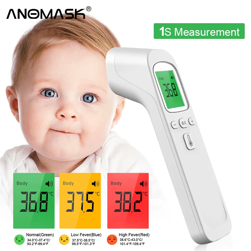 Инфракрасный Thermometer20PCS ЛОБНЫЙ термометр Бесконтактный способный преодолевать