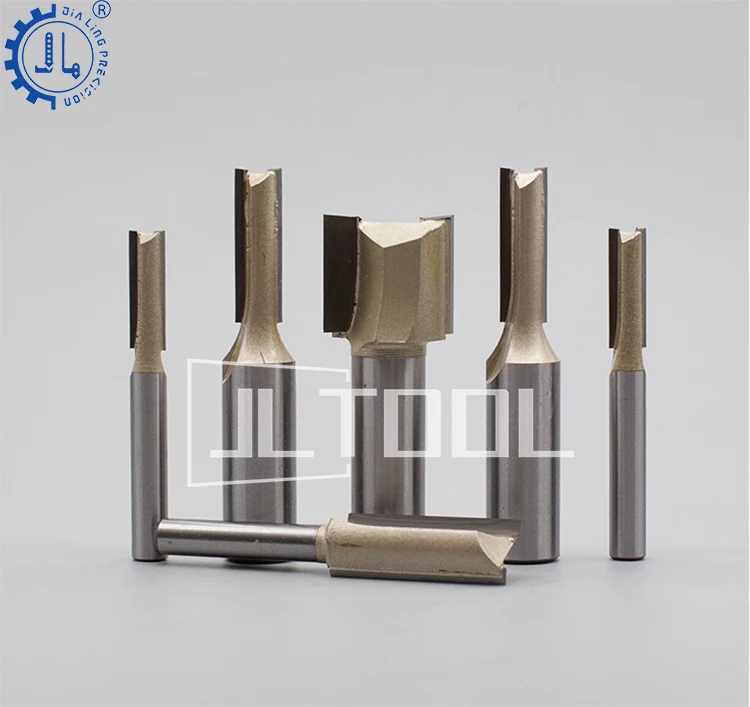 Прямая фреза JIALING с двумя канавками Т образный фрезерный станок твердосплавная