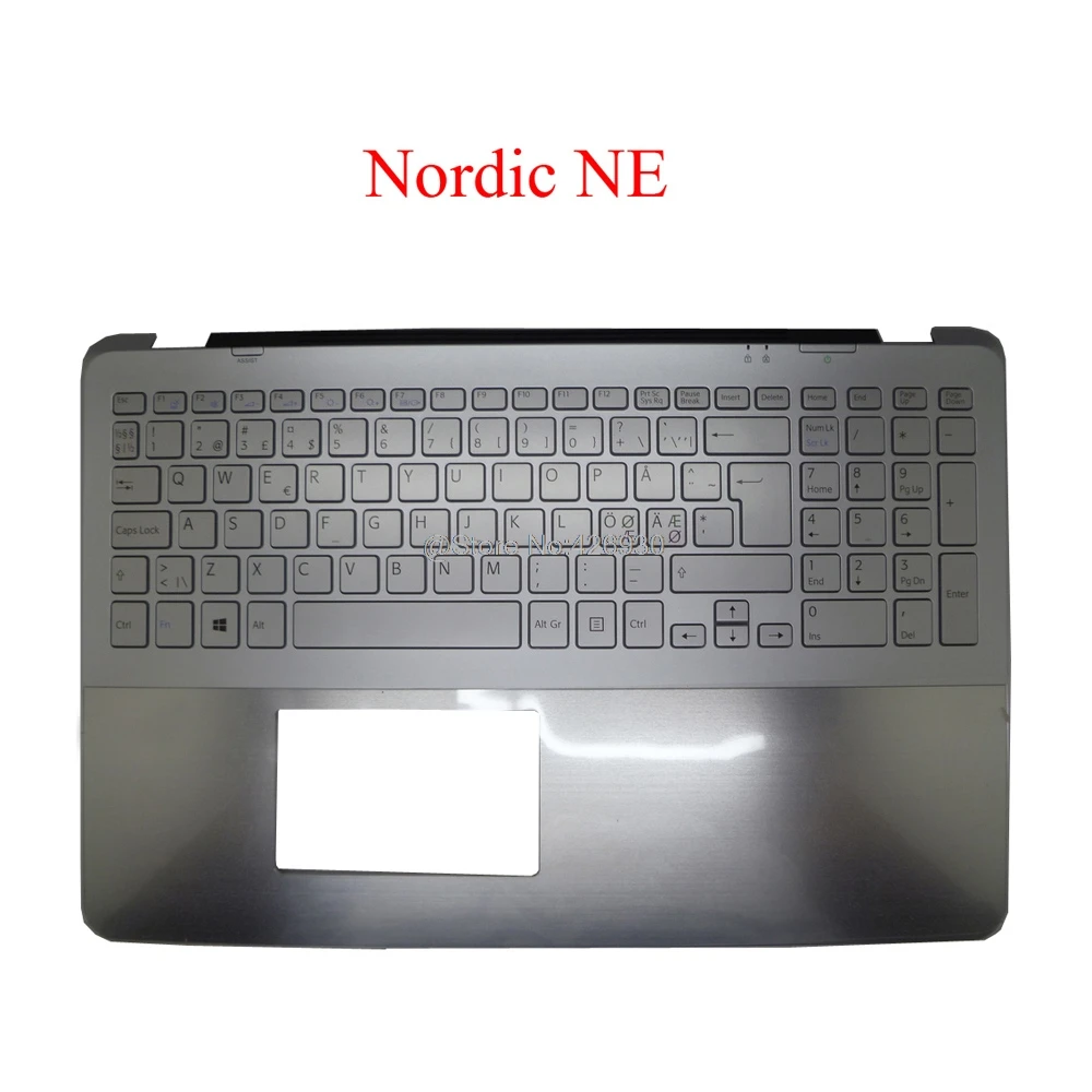 Подставка для ноутбука с SP NE SW HU GR UK клавиатурой SONY VAIO SVF15A серии silver 5JGD6PHN070 V141306CK1