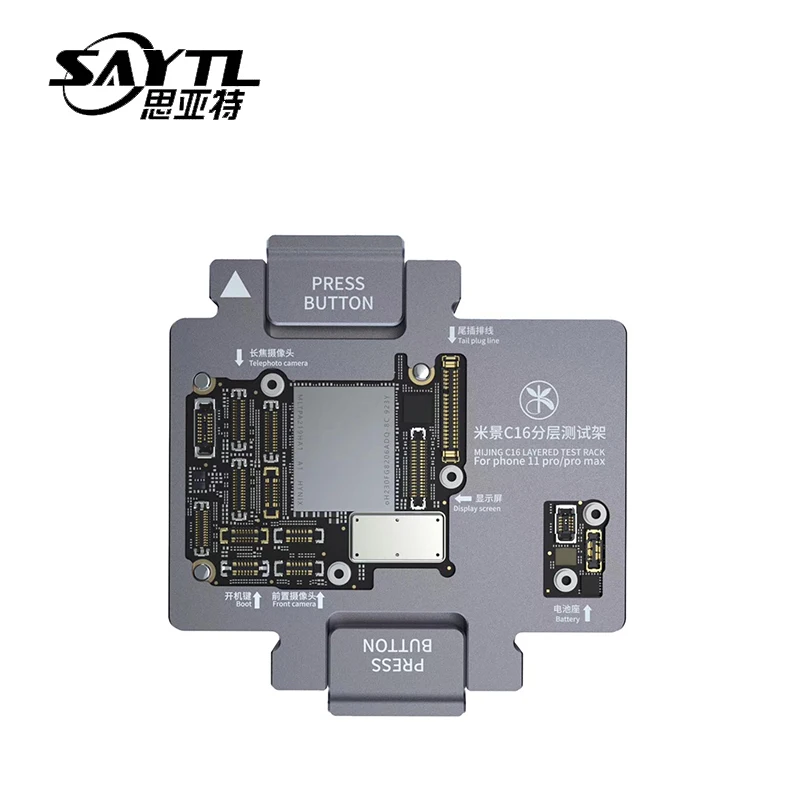 MiJin C15 C16 для iPhone 11 11pro Max материнская плата логическая плата Диагностическая тестовая арматура двухэтажная материнская плата функция тест er