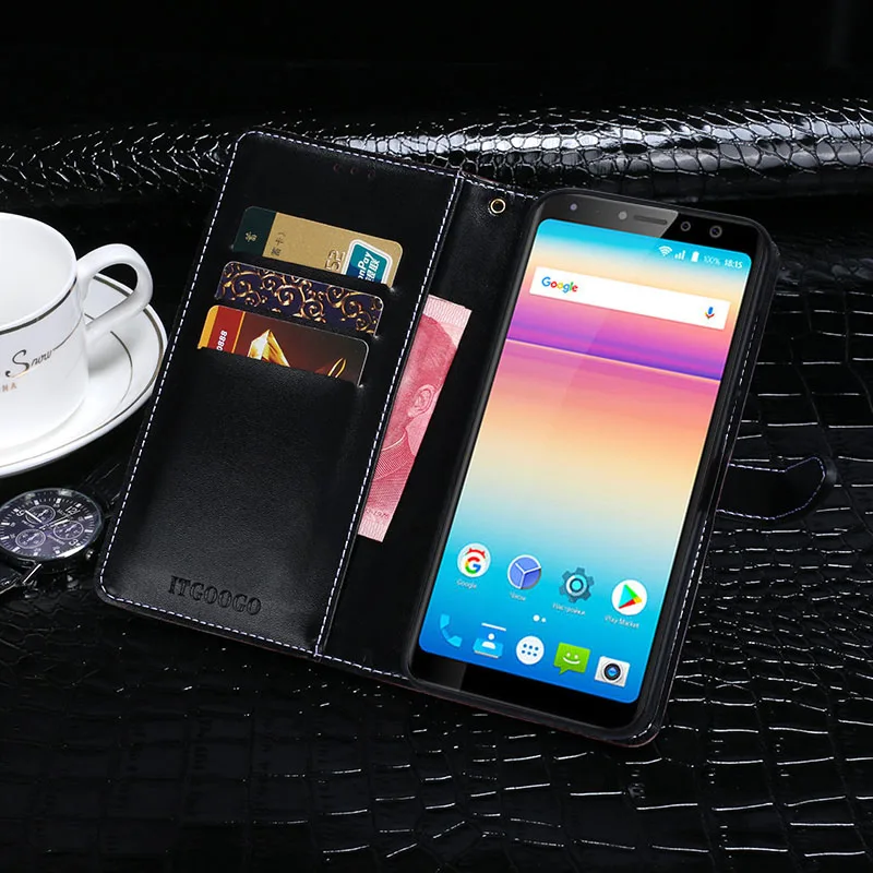 Кожаный защитный чехол-книжка iTien с подставкой из ТПУ и силикона чехол-кошелек Etui