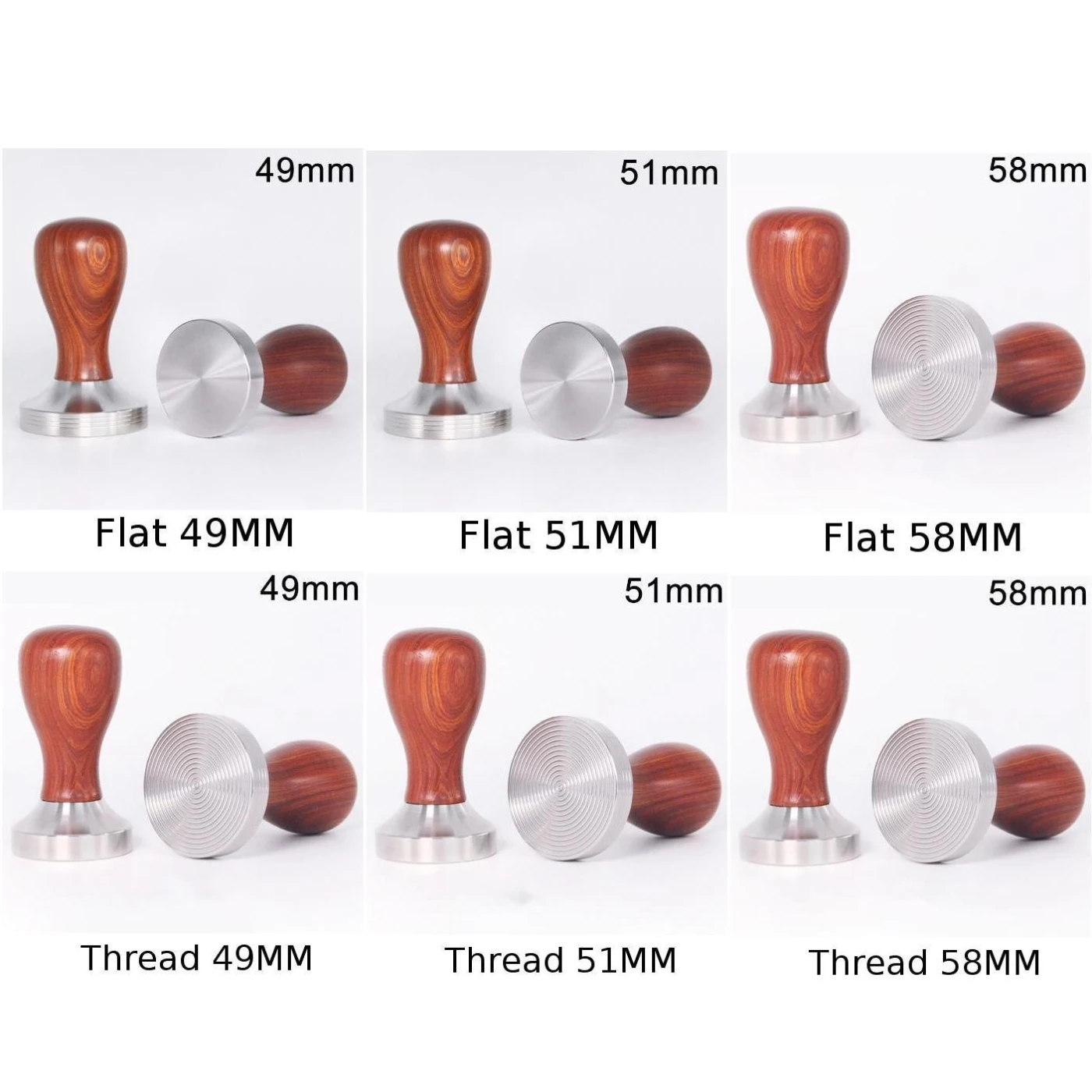 49/51/58 мм водостойкая кофемолка шлифовальный порошок пресс молоток Красного