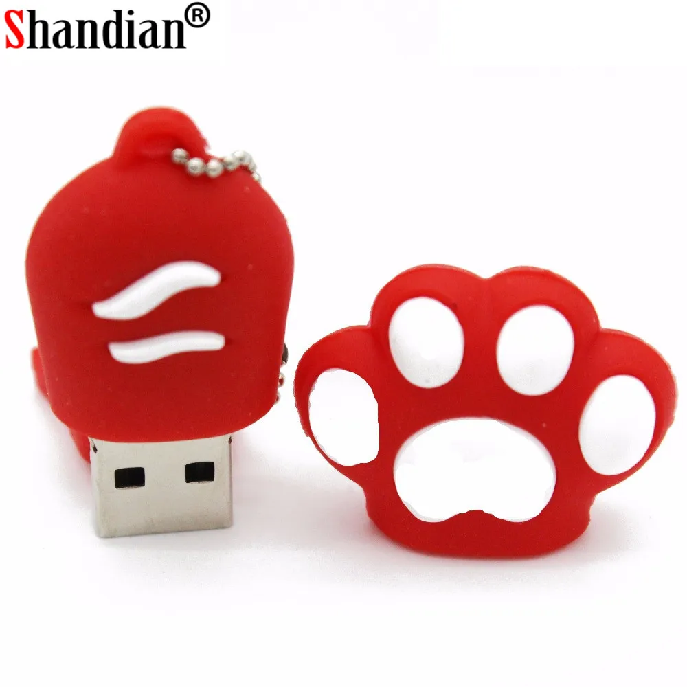 Usb флеш накопитель shandianмультяшный Кот коготь 4 ГБ/8 ГБ/16 ГБ/32 ГБ/64 ГБ|USB