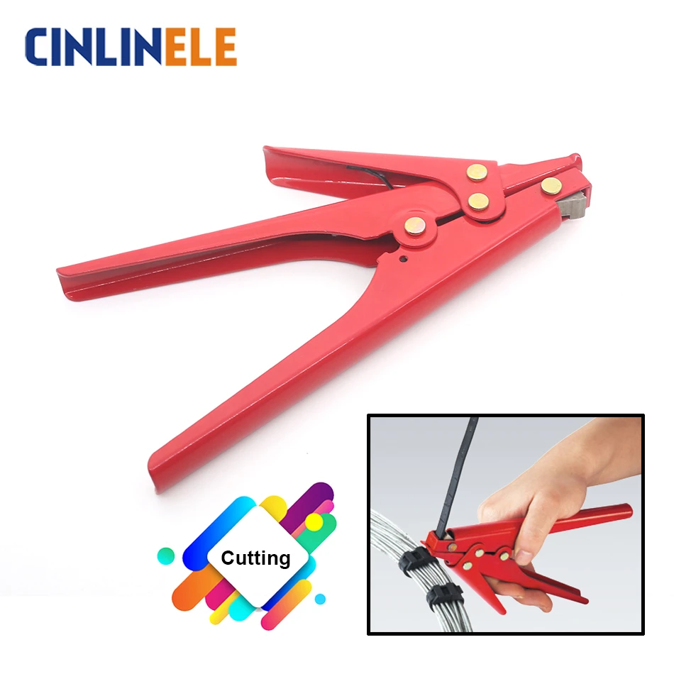 

Cable Tie Tool 2.4-9.0mm Nylon Cable Tie Fastening Cutting Cable & Wires Quickly Tools Shackle Smart Tool