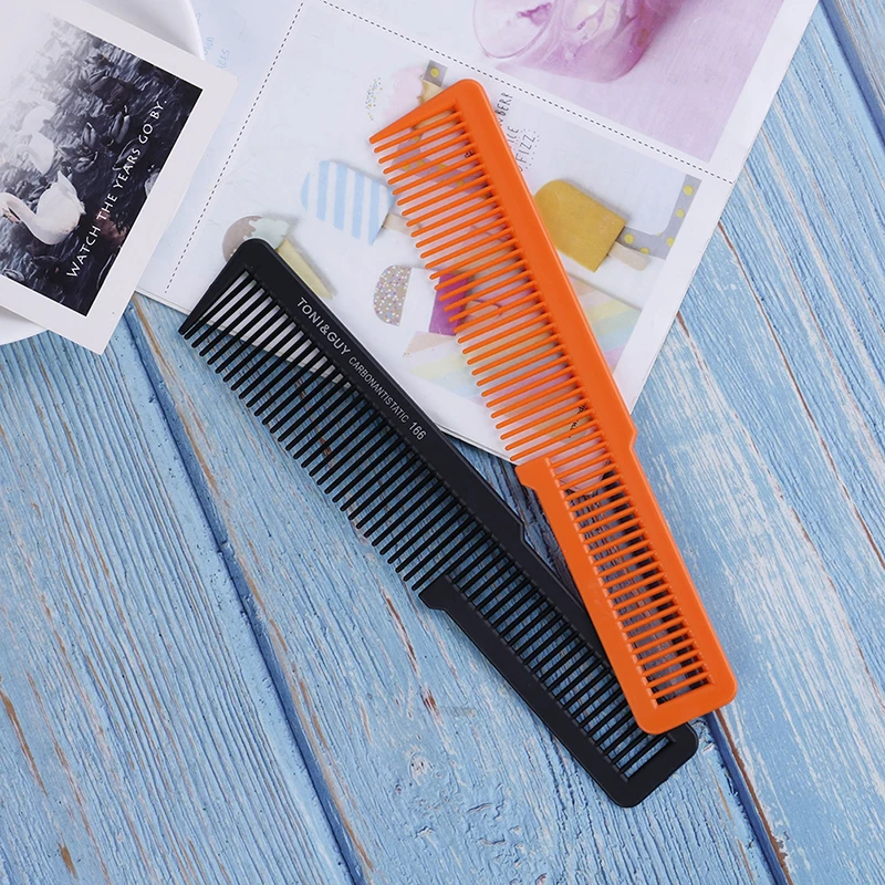 

2 Colors Carbon Barber Hair Comb New Professional Salon Men Women Clipper Hair Cut Comb For Hair Trimming Hairdresser Comb