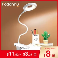rodanny table lamp led desk touch clip study flexible gooseneck desktop usb light rechargeable for children