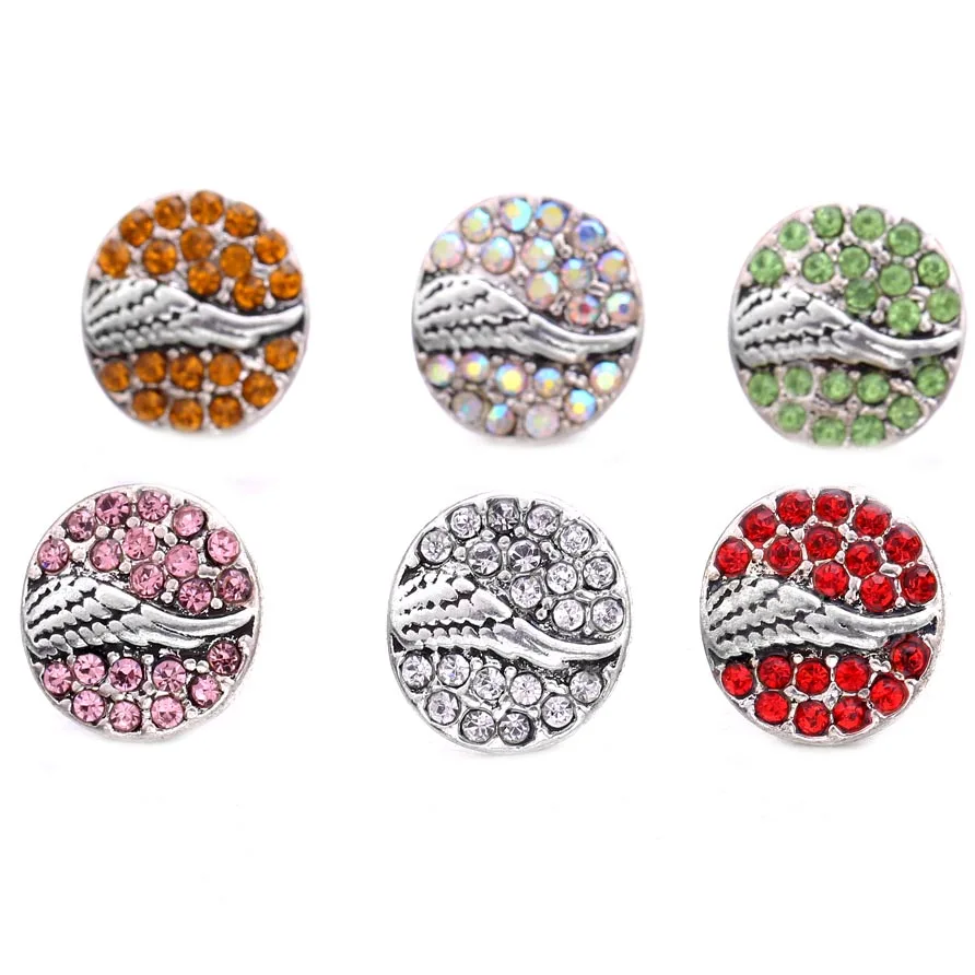 Новое поступление Имбирные кнопки с крыльями ангела 12 мм ювелирные изделия